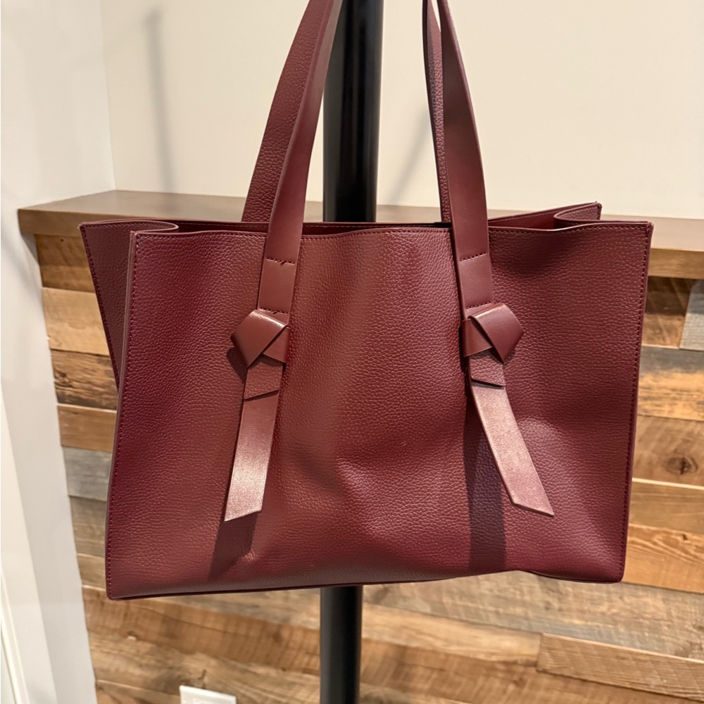 Rachel Zoe Brown Structured Tote Bag